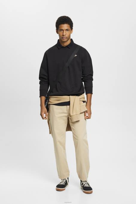 Esprit dressipluusid ja pusad mehed must dressipluus logotrükiga tagaküljel Z24R643