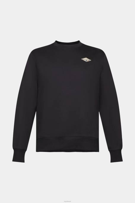 Esprit dressipluusid ja pusad mehed must dressipluus logotrükiga tagaküljel Z24R643