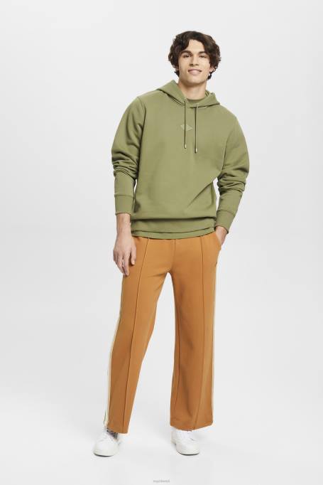 Esprit dressipluusid ja pusad mehed oliiv logoga rinnatrükiga kapuuts Z24R640