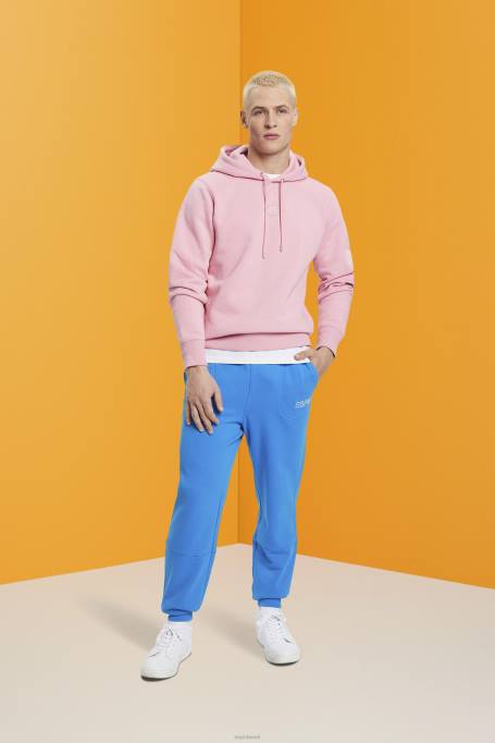 Esprit dressipluusid ja pusad mehed roosa logoga rinnatrükiga kapuuts Z24R642