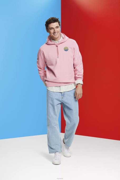 Esprit dressipluusid ja pusad mehed roosa logotrükiga dressipluus Z24R652