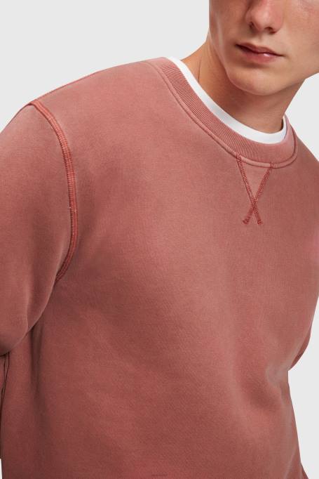 Esprit dressipluusid ja pusad mehed terrakota jätkusuutlik meeskonnakaelusega dressipluus Z24R937