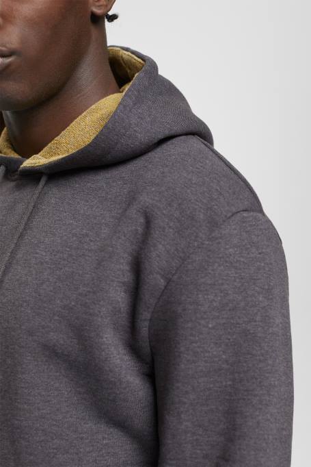 Esprit dressipluusid ja pusad mehed tumehall dressipluus kapuuts Z24R887