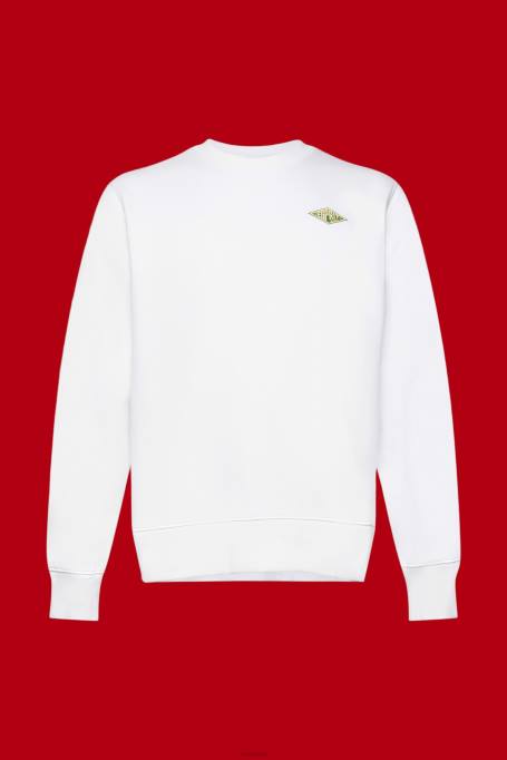 Esprit dressipluusid ja pusad mehed valge dressipluus logotrükiga tagaküljel Z24R644