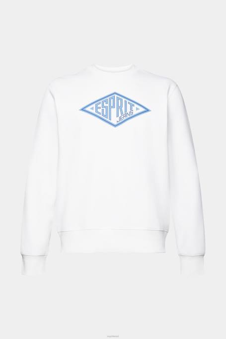 Esprit dressipluusid ja pusad mehed valge logo trükiga dressipluus Z24R654