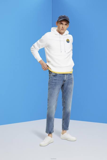 Esprit dressipluusid ja pusad mehed valge logotrükiga dressipluus Z24R648