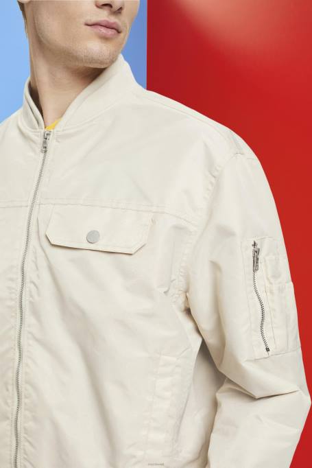 Esprit jakid mehed hele taupe bomber jope Z24R677