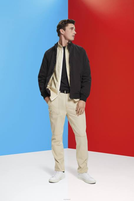 Esprit jakid mehed must bomber jope püstkraega Z24R713