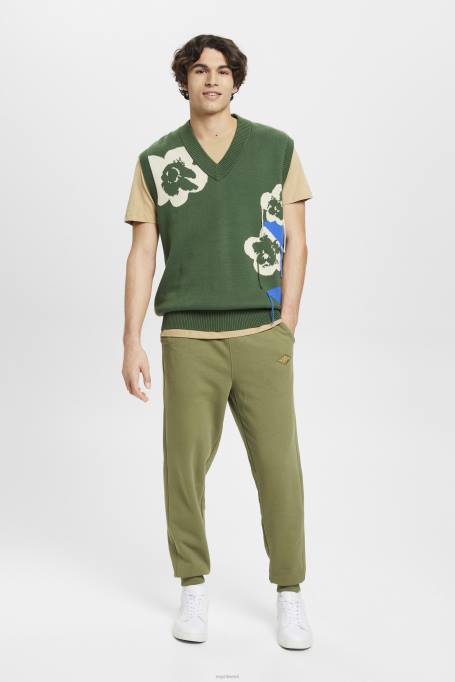 Esprit jooksjad mehed oliiv logotrükiga sörkijad Z24R666