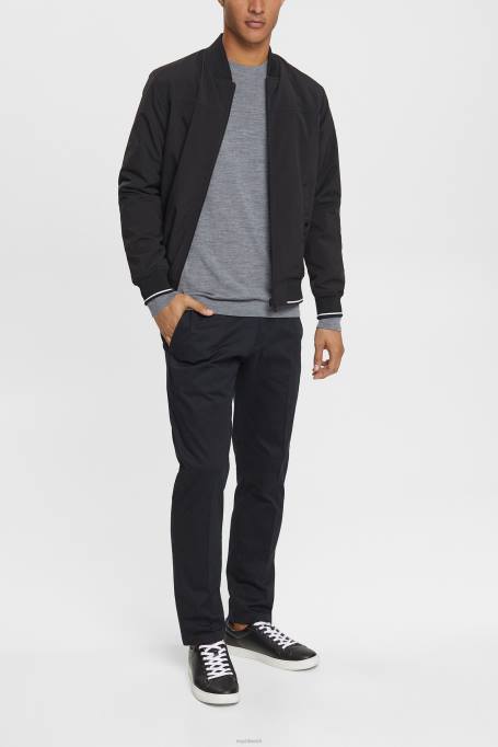 Esprit kampsunid mehed hall kootud villane kampsun Z24R907