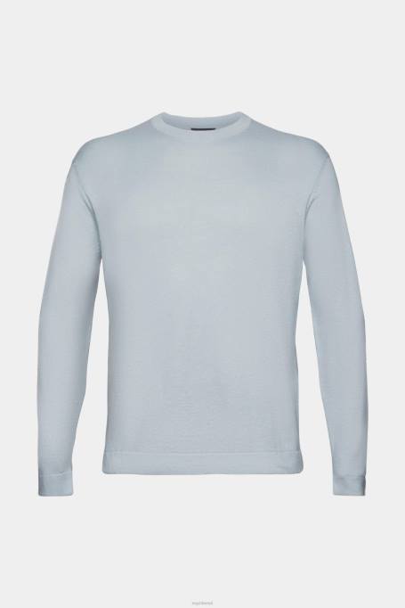 Esprit kampsunid mehed hall sinine peenelt kootud kampsun Z24R685