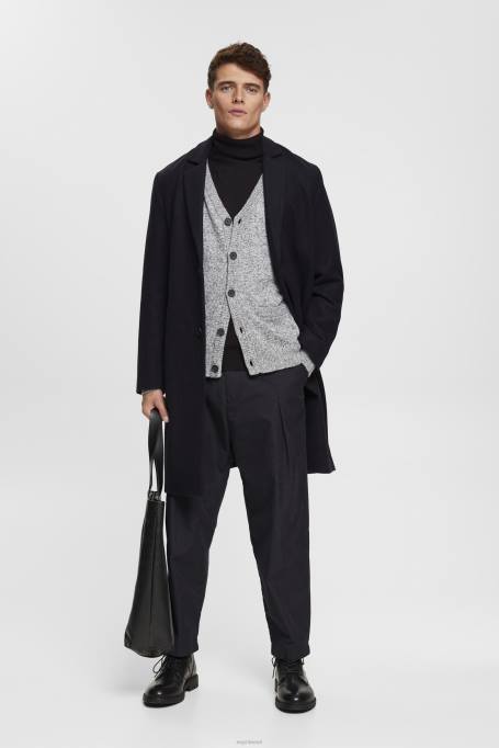 Esprit kampsunid mehed keskmine hall kootud nööpidega kardigan Z24R697