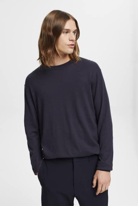 Esprit kampsunid mehed merevägi peenelt kootud kampsun Z24R684