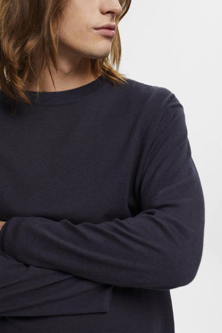 Esprit kampsunid mehed merevägi peenelt kootud kampsun Z24R684