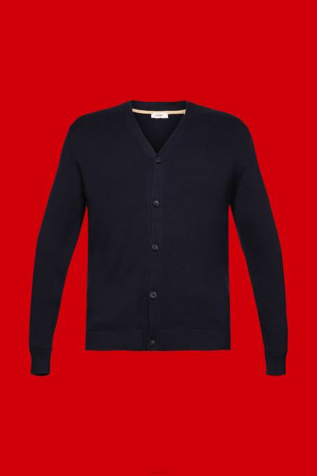 Esprit kampsunid mehed merevägi v-kaelusega jätkusuutlik puuvillane kardigan Z24R776