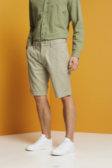 Esprit lühikesed püksid mehed heleroheline chino stiilis lühikesed püksid Z24R673
