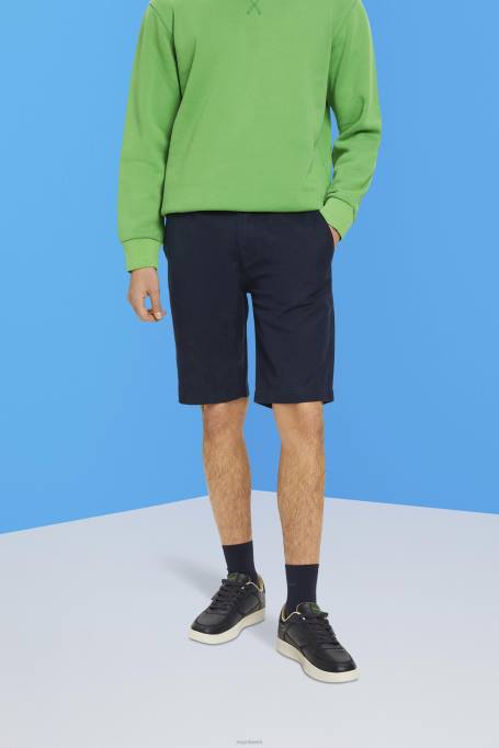 Esprit lühikesed püksid mehed merevägi chino stiilis lühikesed püksid Z24R751