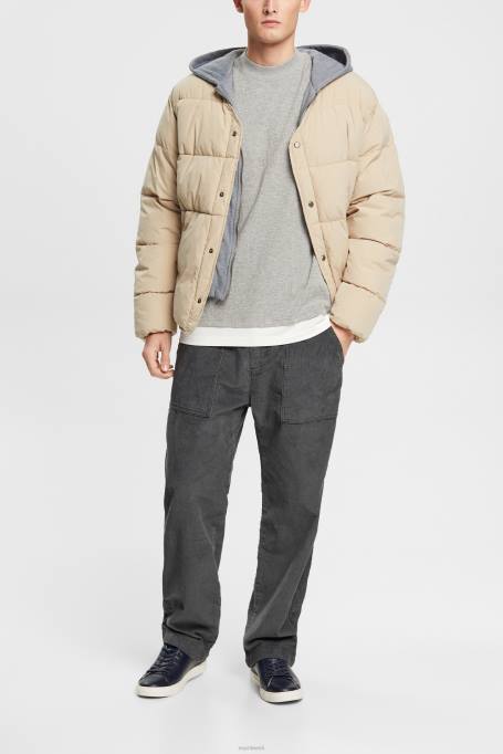 Esprit pikk varrukas mehed helehall soonik pikkade varrukatega topp Z24R817