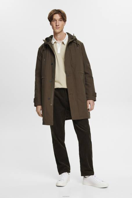 Esprit pikk varrukas mehed tolmune roheline tikitud logoga ragbisärk Z24R720