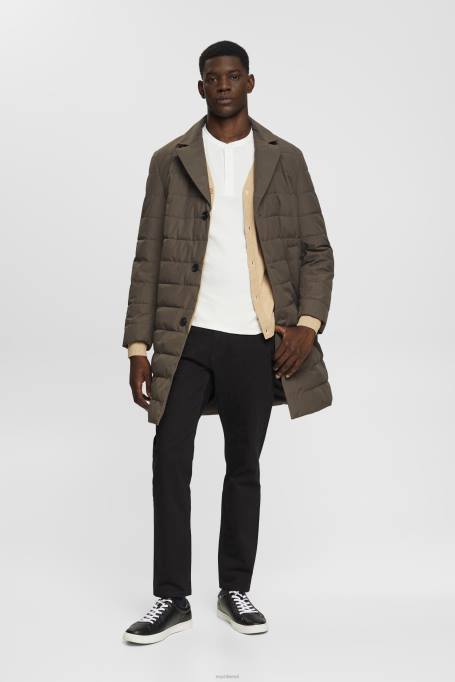 Esprit pikk varrukas mehed valkjas pikkade varrukatega vahvelpique top Z24R696