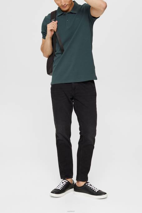 Esprit polod mehed sinakassinine pima puuvillane pikee polosärk Z24R927