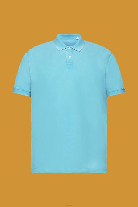 Esprit polod mehed vesiroheline kivipestud puuvillane pikee polosärk Z24R708