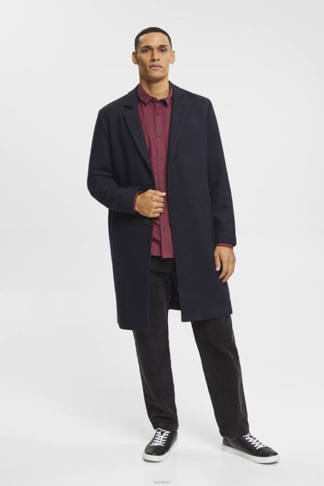 Esprit särgid mehed bordeaux punane kontrollitud slim fit särk Z24R690