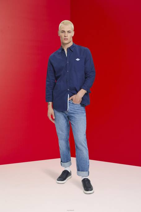 Esprit särgid mehed merevägi nööbiga puuvillane särk Z24R660