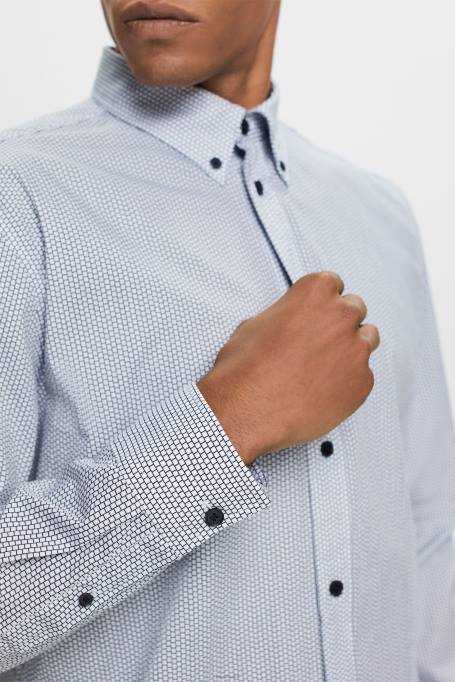 Esprit särgid mehed merevägi puuvillasest popliinist särk Z24R575