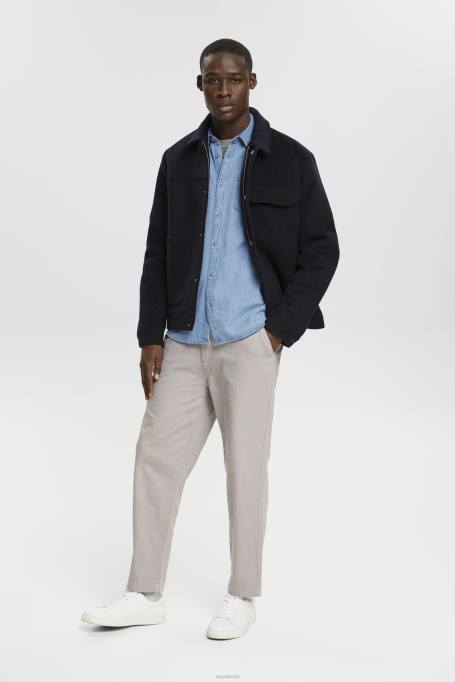 Esprit särgid mehed sinine hele pesu teksasärk Z24R737