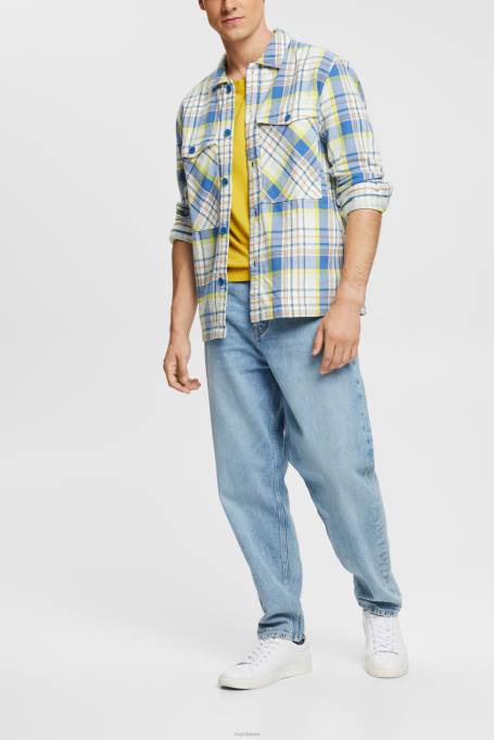 Esprit särgid mehed sinine ruuduline pluus Z24R886