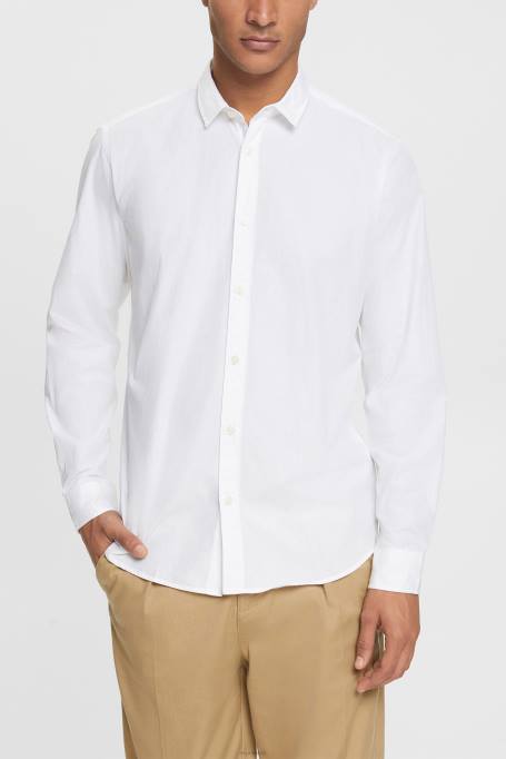 Esprit särgid mehed valge slim fit särk Z24R883