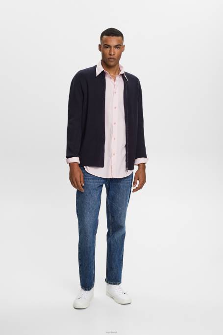 Esprit särgid mehed vana roosa puuvillasest popliinist särk Z24R577