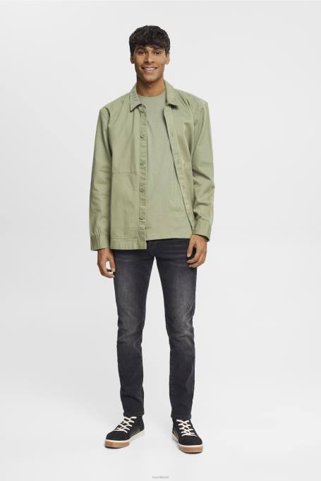Esprit t-särgid mehed hele khaki täpiline trikoo T-särk Z24R780