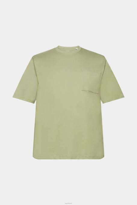 Esprit t-särgid mehed hele khaki trikoo t-särk Z24R746