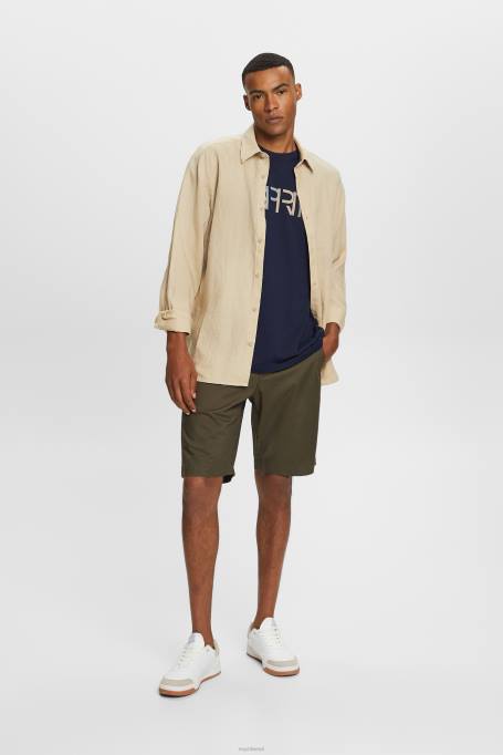 Esprit t-särgid mehed merevägi eestrükiga t-särk, 100% puuvill Z24R740