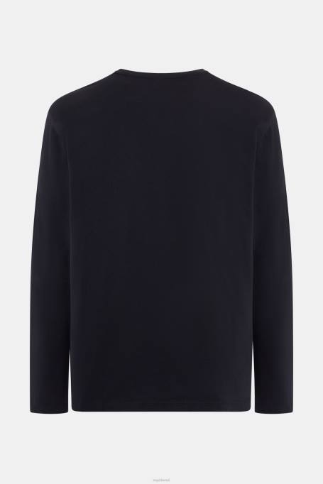 Esprit t-särgid mehed must logoga trükitud trikoo T-särk Z24R862