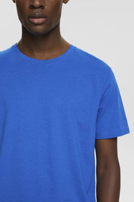 Esprit t-särgid mehed sinine täpiline trikoo T-särk Z24R781