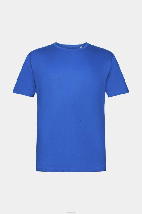 Esprit t-särgid mehed sinine täpiline trikoo T-särk Z24R781