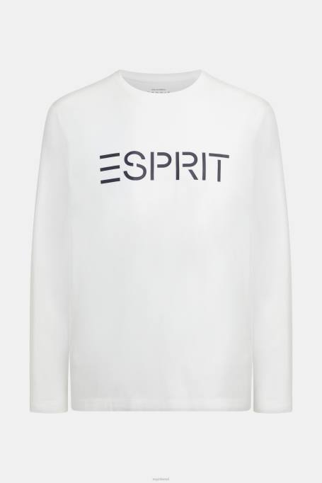 Esprit t-särgid mehed valge logoga trükitud trikoo T-särk Z24R864