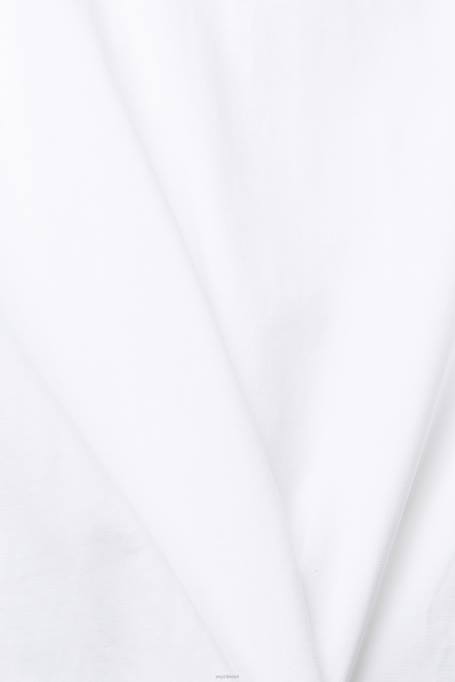 Esprit t-särgid mehed valge tikitud logoga trikoo T-särk Z24R915