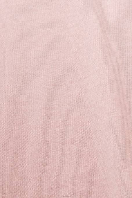 Esprit t-särgid mehed vana roosa jersey t-särk trükiga, 100% puuvill Z24R586