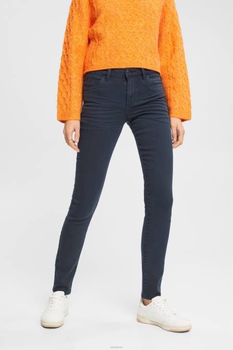 Esprit denim naised bensiin sinine keskmise kõrgusega slim fit venivad teksad Z24R565