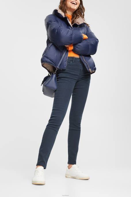 Esprit denim naised bensiin sinine keskmise kõrgusega slim fit venivad teksad Z24R565