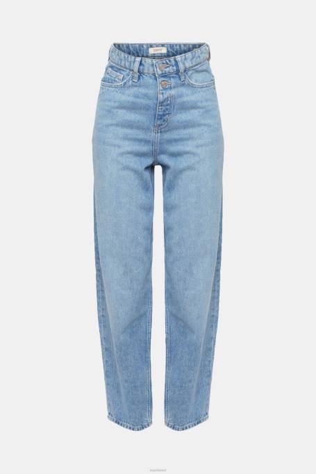 Esprit denim naised sinine hele pesu banaaniga kõrguvad teksad Z24R321