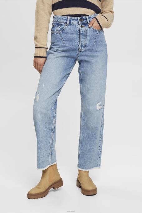 Esprit denim naised sinine hele pesu kõrghoone hädas isa sobivad teksad Z24R255