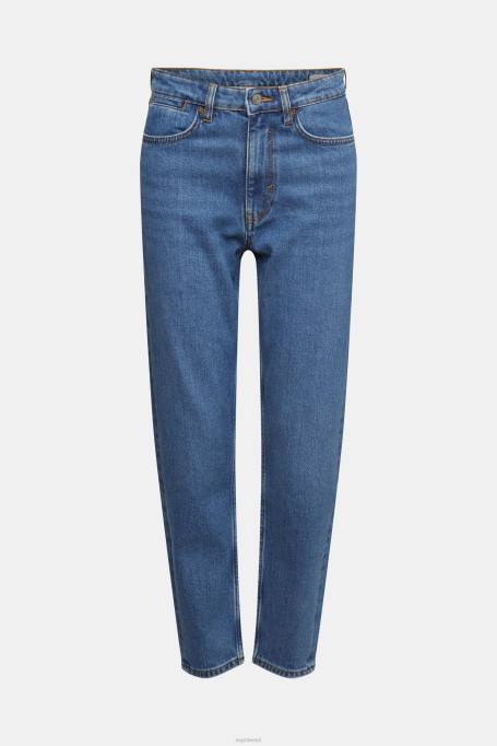 Esprit denim naised sinine keskmine pesu kõrged mom teksad Z24R526