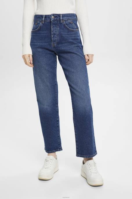 Esprit denim naised sinine keskmine pesu kõrghoone isa teksad Z24R314