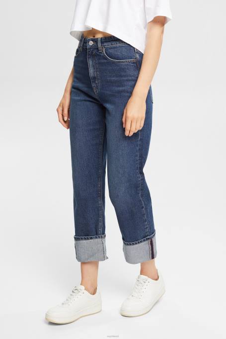 Esprit denim naised sinine keskmine pesu keskmise kõrgusega lõdvestunud teksapüksid Z24R325