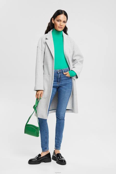 Esprit denim naised sinine keskmine pesu tenceliga kõrged kitsad teksad Z24R322